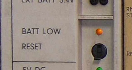 Batt low LED